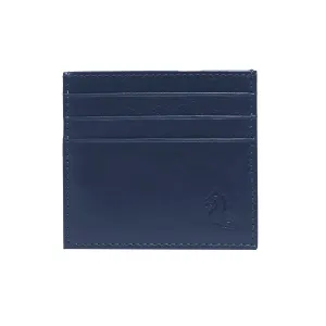 10079 Navy Leather Card Holder for Men and Women