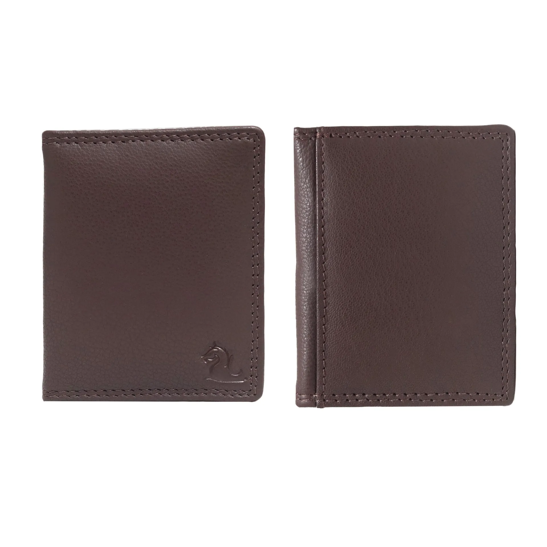 13084 Tan Leather Card Holder for Men and Women