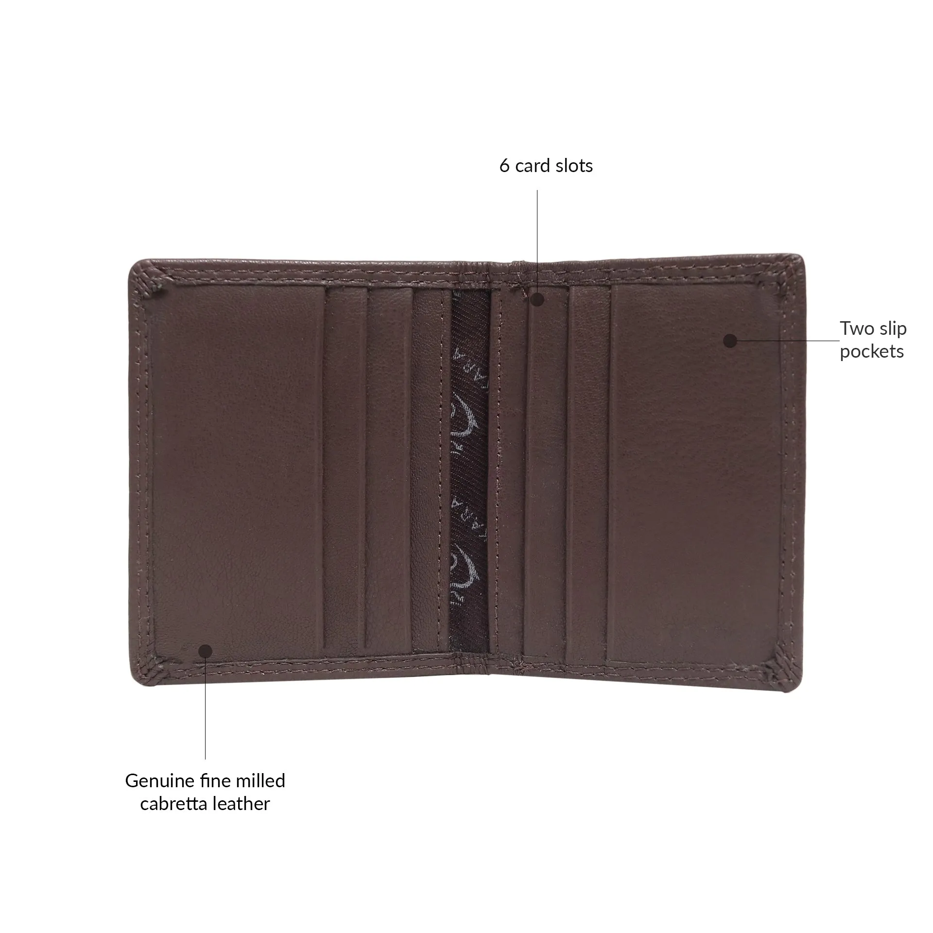13084 Tan Leather Card Holder for Men and Women