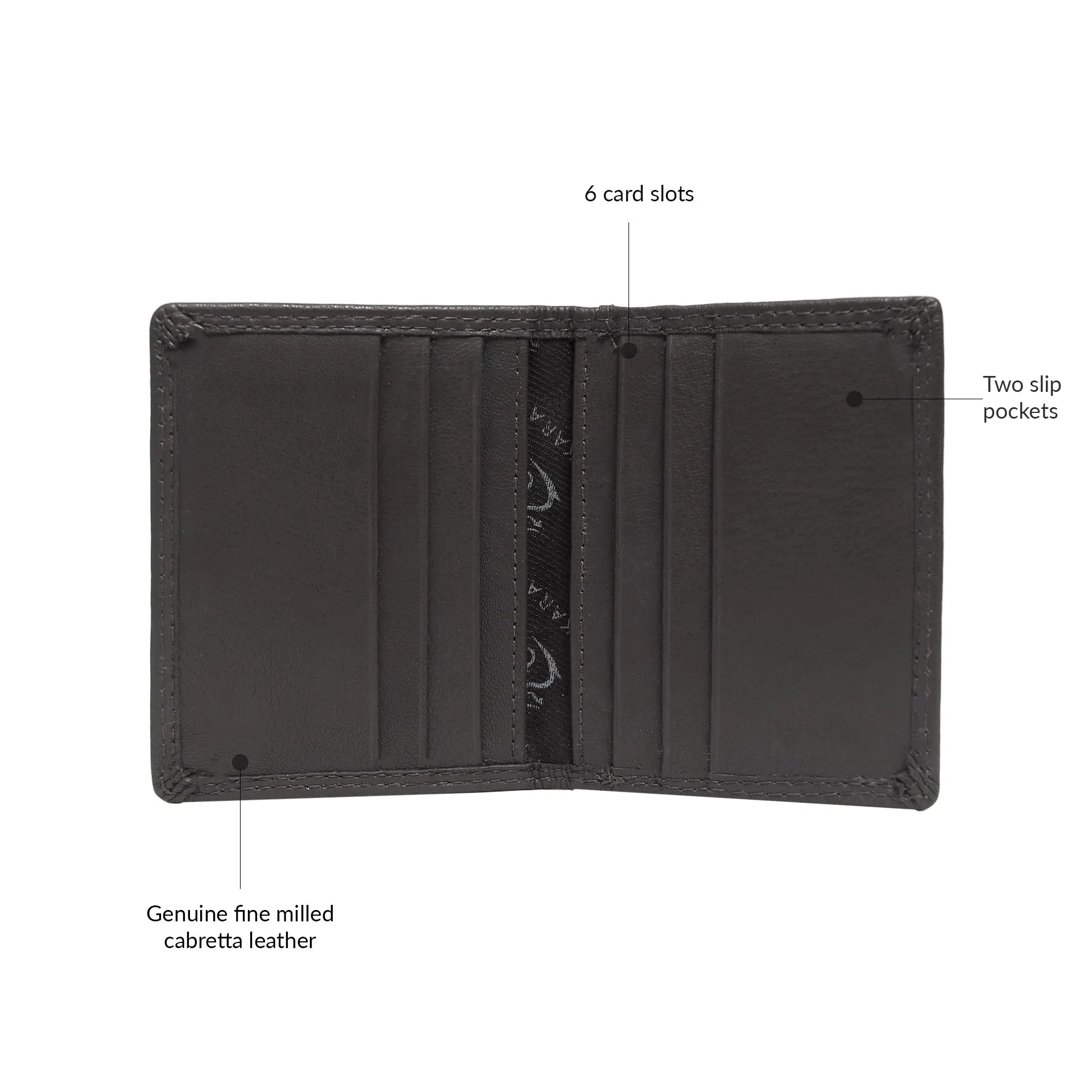 13084 Tan Leather Card Holder for Men and Women