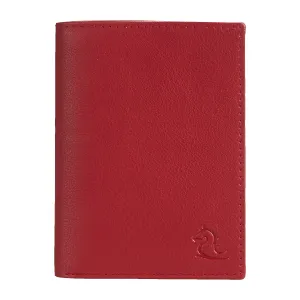 13096 Cherry Leather Card Holder for Men and Women