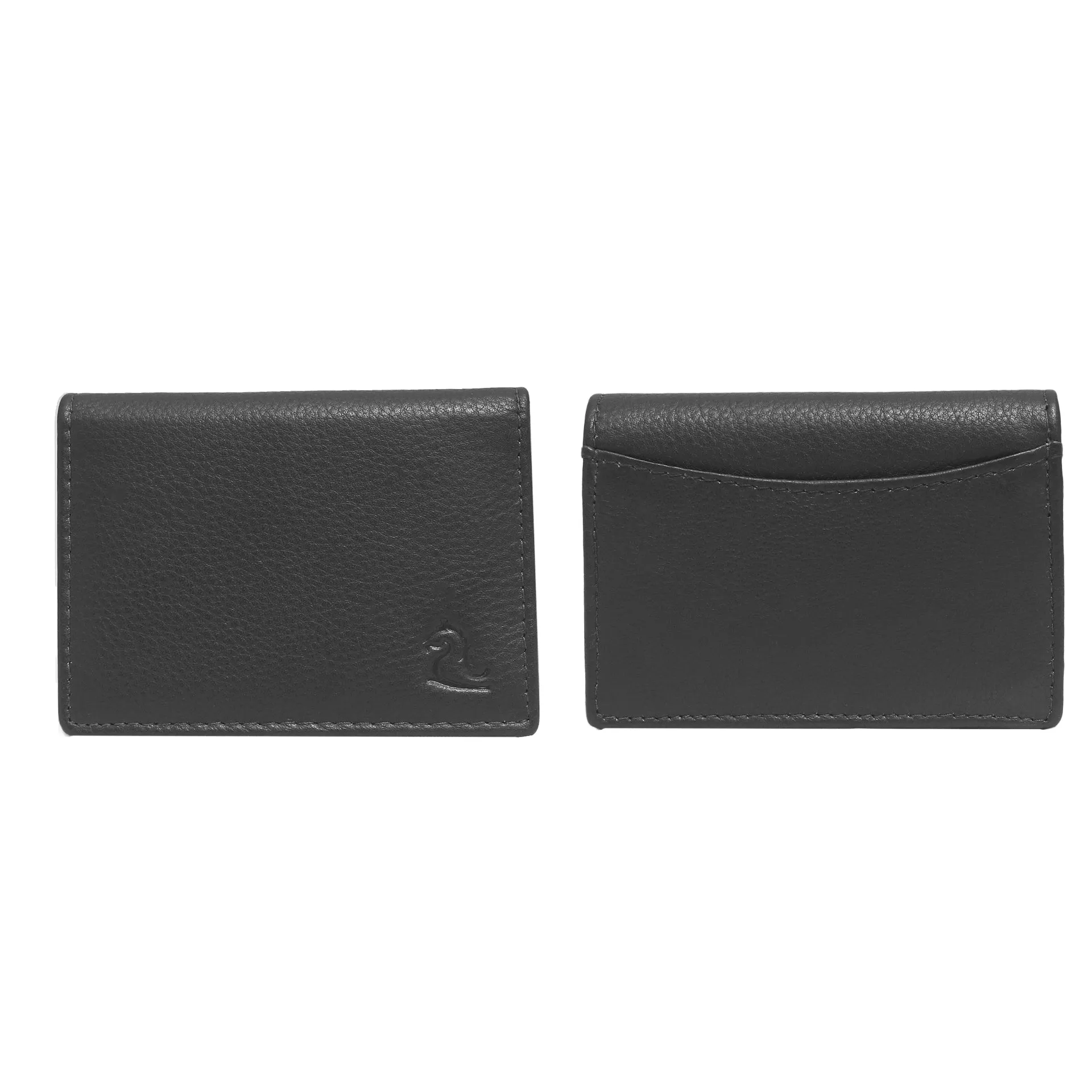 14033 Brown Leather Card Holder for Men and Women