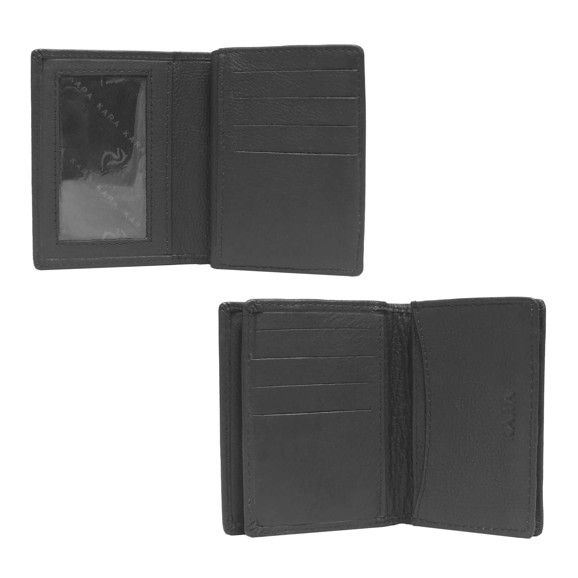 14033 Brown Leather Card Holder for Men and Women