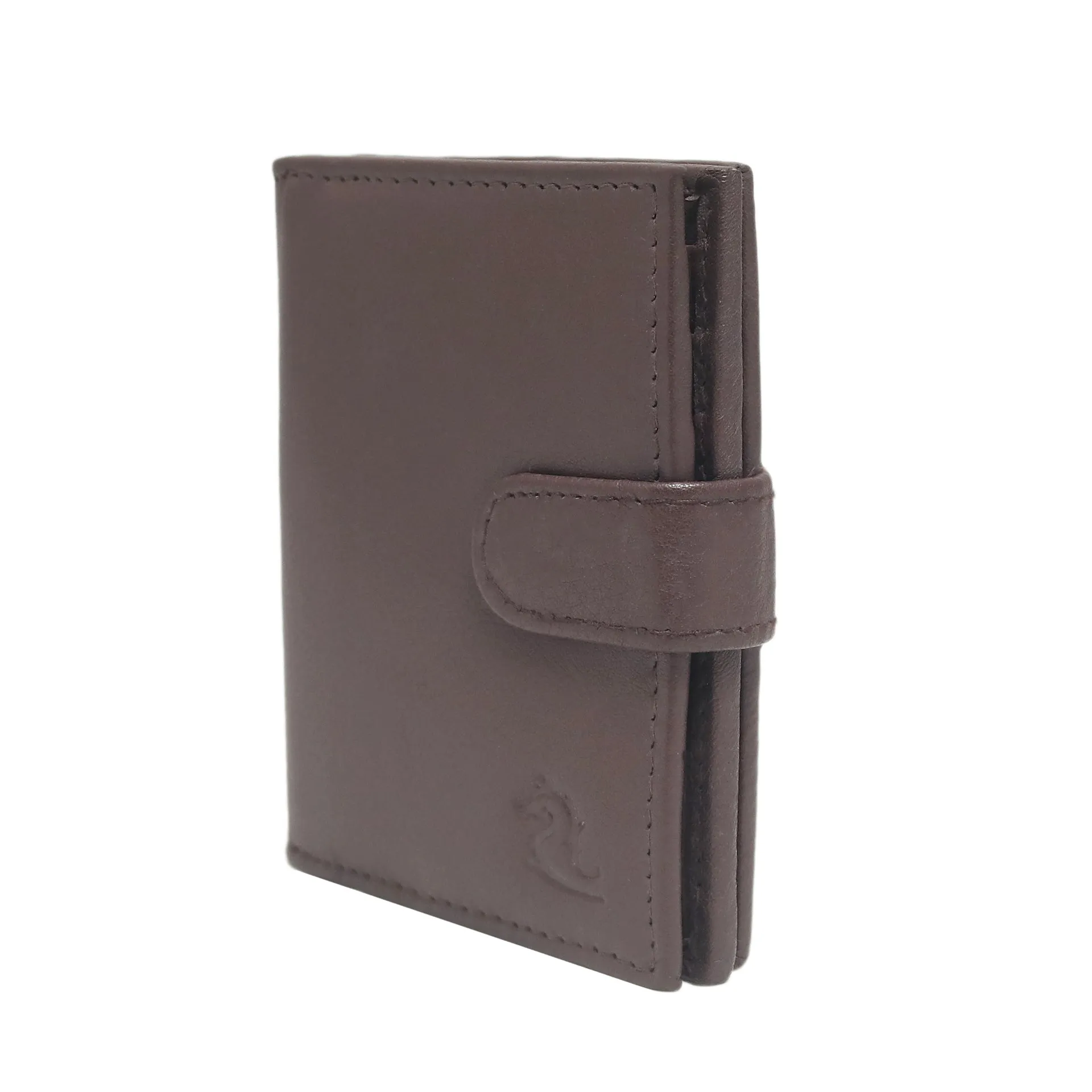 14044 Tan Leather Card Holder for Men and Women