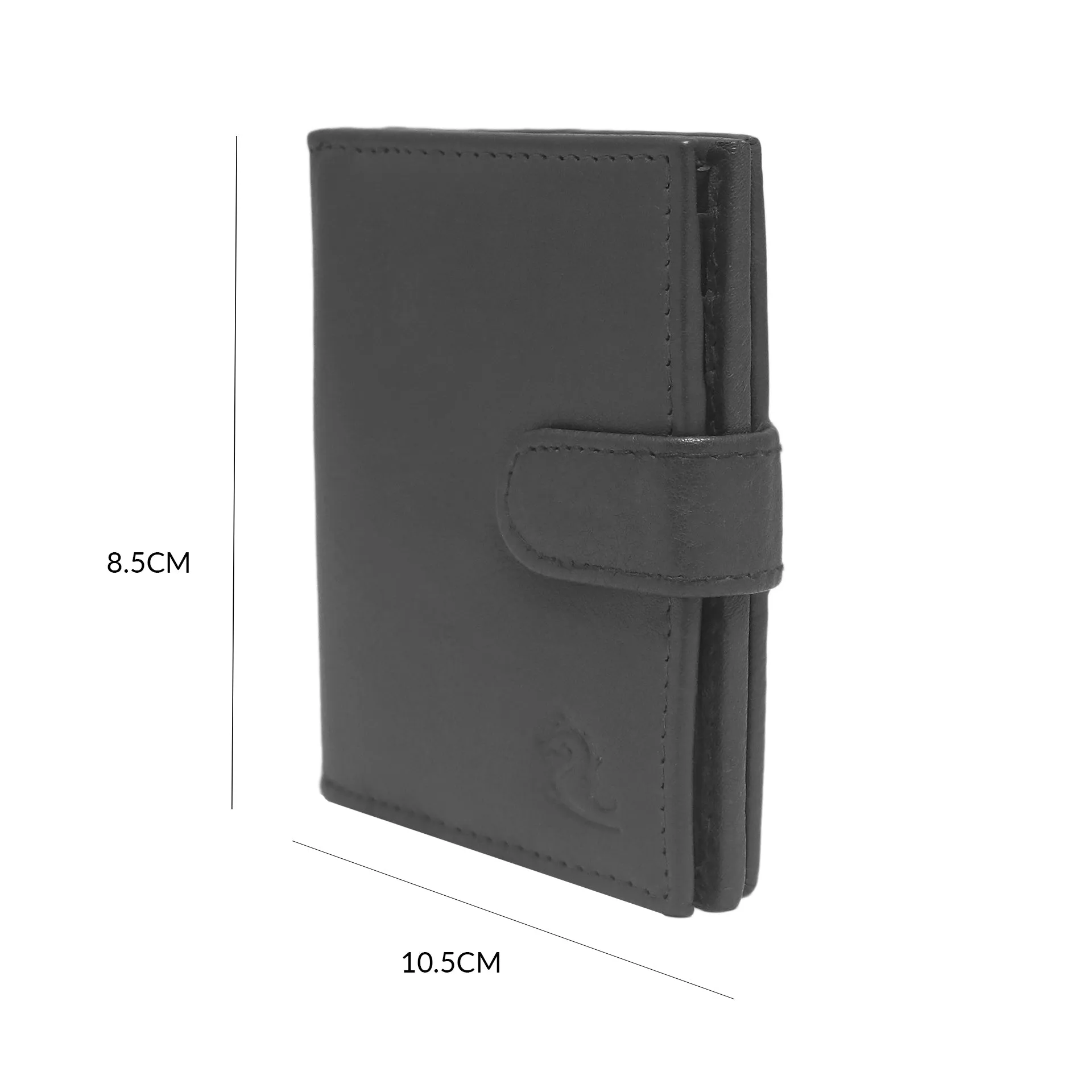 14044 Tan Leather Card Holder for Men and Women