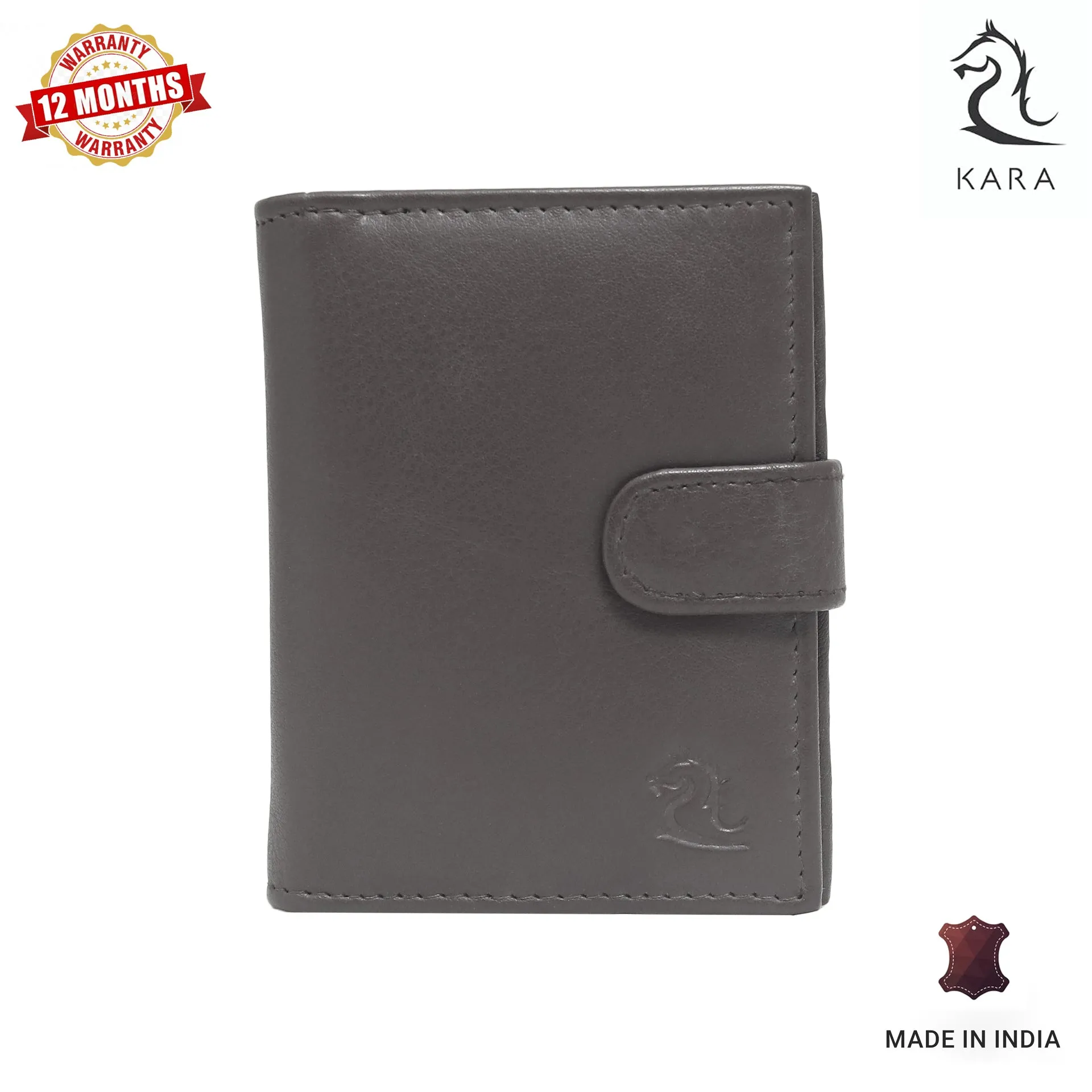 14044 Tan Leather Card Holder for Men and Women