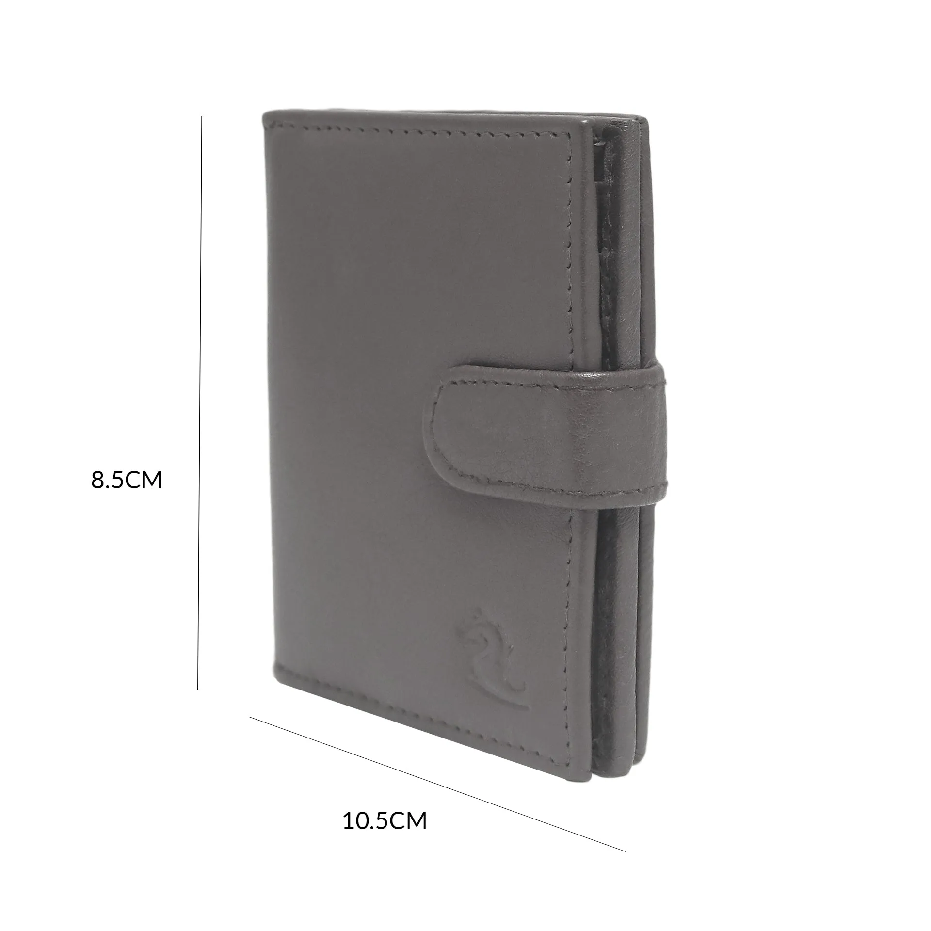 14044 Tan Leather Card Holder for Men and Women