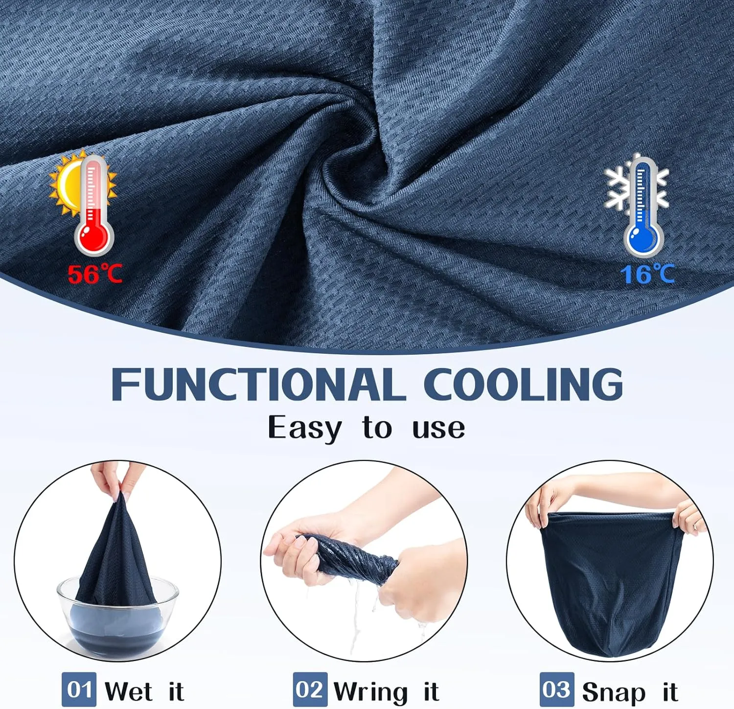 2 Pack Cooling Skull Caps for Men Women - Sweat Wicking Stretchy Cycling Caps, Sports Running Hats, Helmet Liner