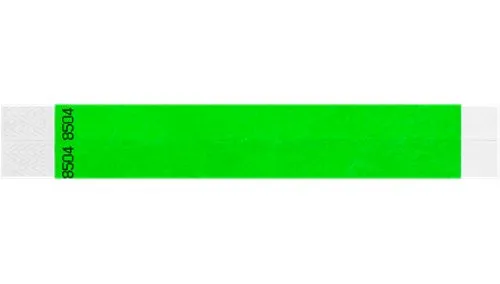 3/4” Tyvek® Wristbands Custom - Duplicate Numbers
