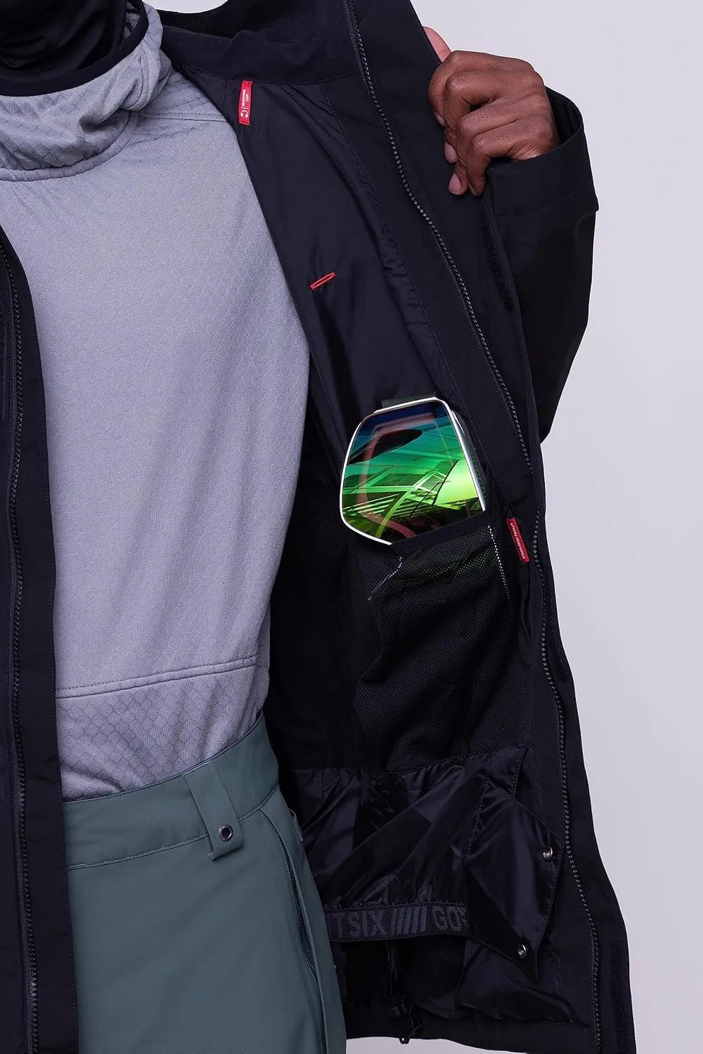 686 Men's Gore-TEX Core Jacket - Nylon Fabric Shell - Water & Weather Resistant