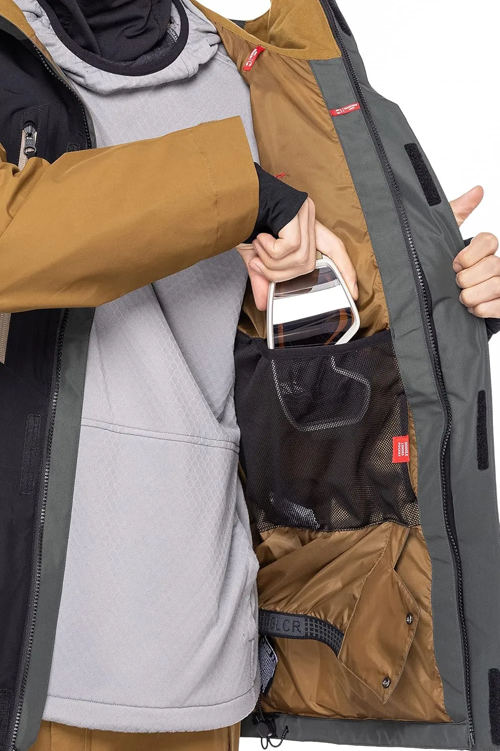 686 Men's Gore-TEX Core Jacket - Nylon Fabric Shell - Water & Weather Resistant