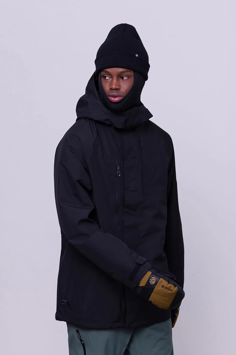 686 Men's Gore-TEX Core Jacket - Nylon Fabric Shell - Water & Weather Resistant