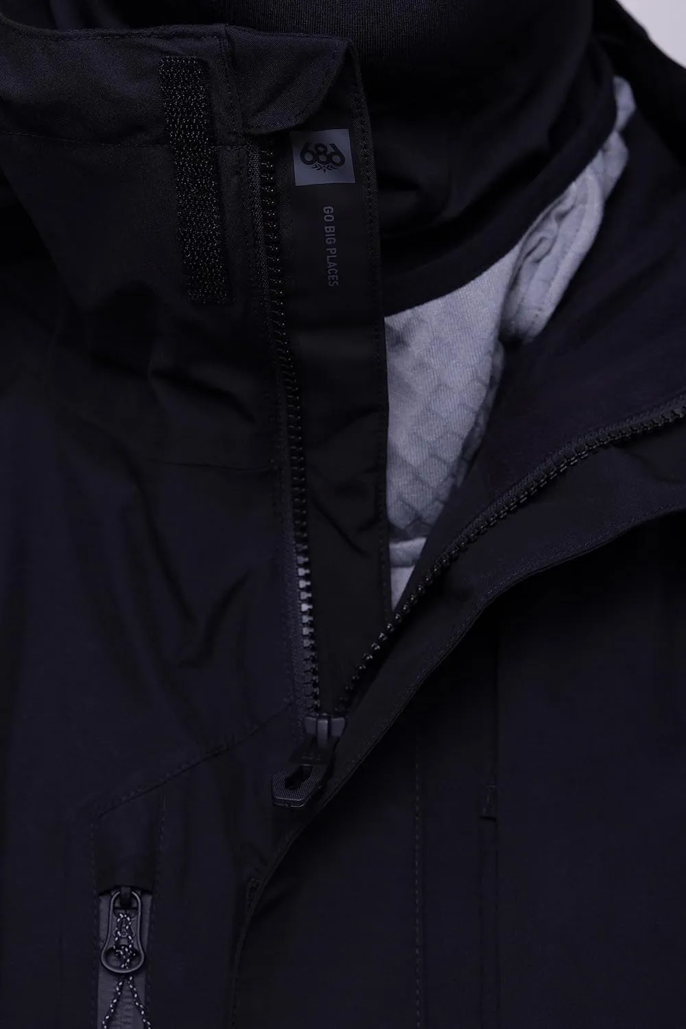 686 Men's Gore-TEX Core Jacket - Nylon Fabric Shell - Water & Weather Resistant