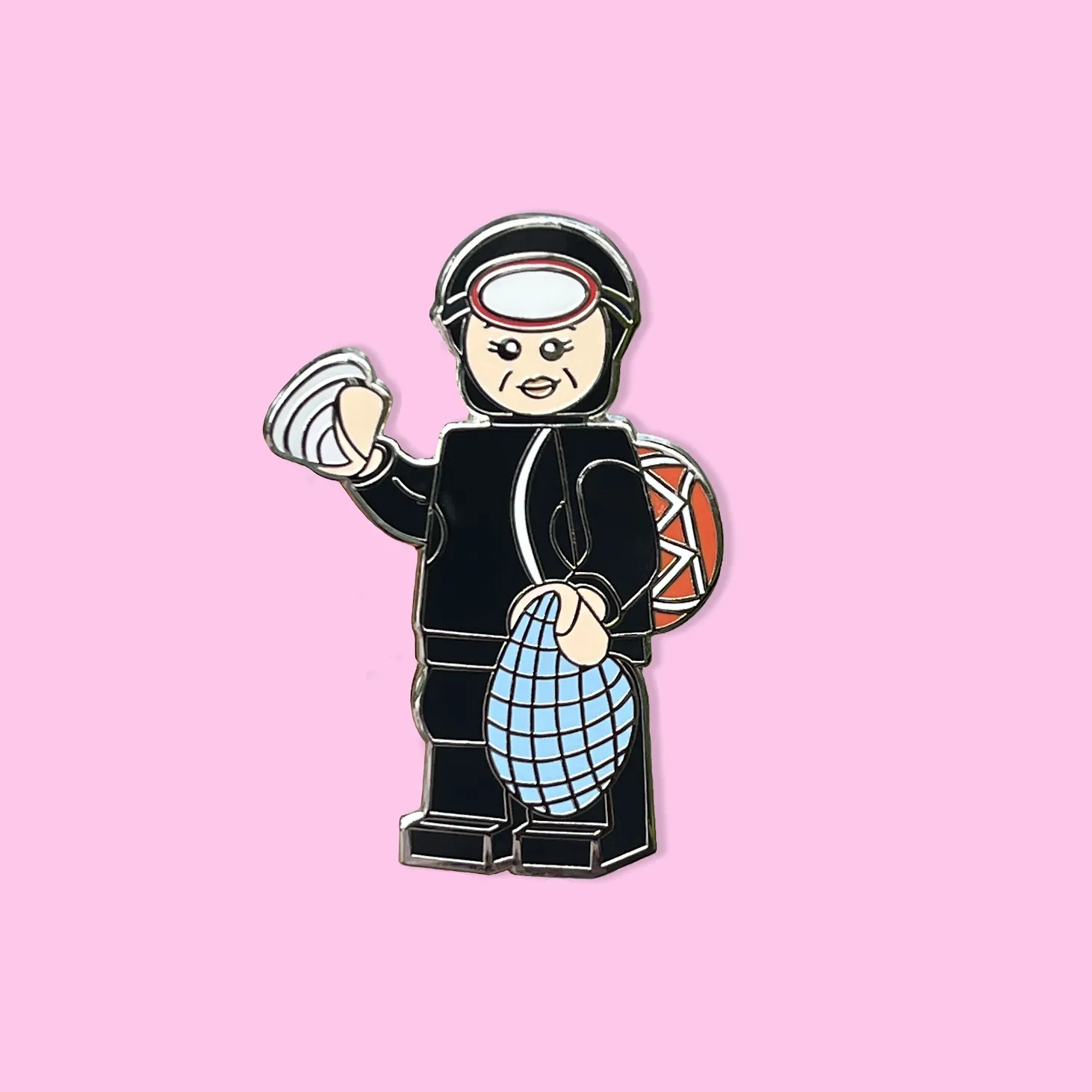 A is for Ajumma Enamel Pins