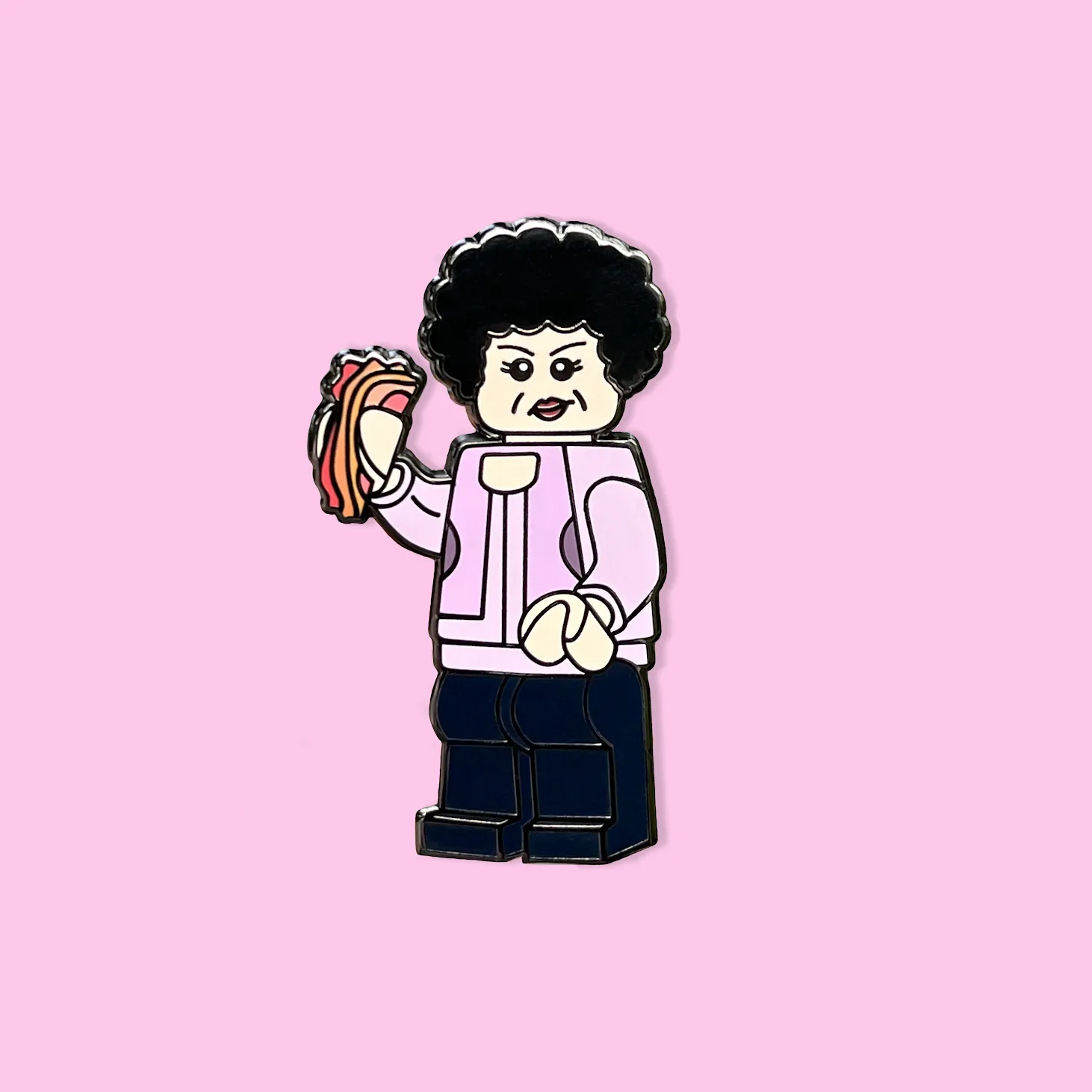 A is for Ajumma Enamel Pins