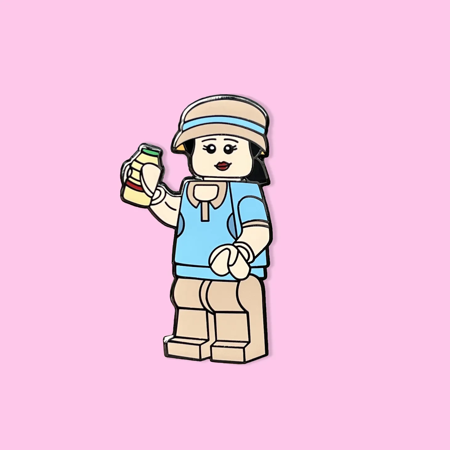 A is for Ajumma Enamel Pins