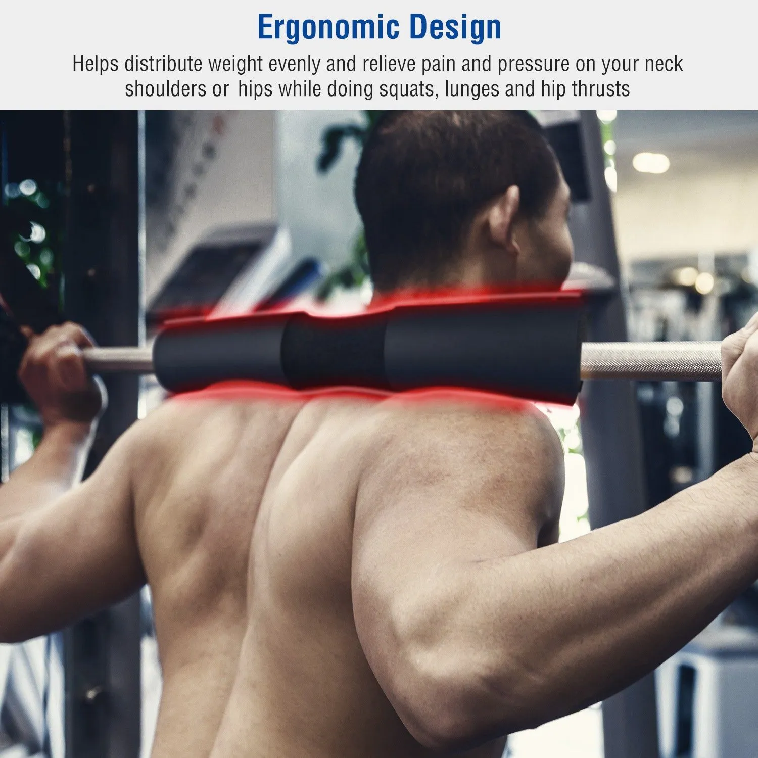 Barbell Pad Support Squat Bar Foam Cover