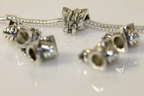 Bee/fly Insect Charm European Bead Compatible for Most European Snake Chain Bracelet