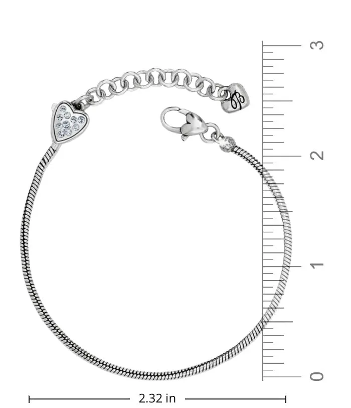 Brighton Mini Charm Bracelet Style JB2850 - Silver