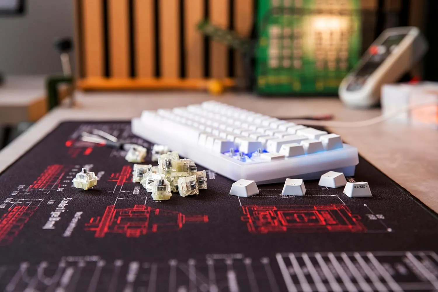 CHERRY MX RGB Speed Silver Switch Kit, 23 Mechanical Keyboard Switches, for DIY, Hot-Swap or Gaming Keyboards, Linear Switch Without Click, Fast & Direct