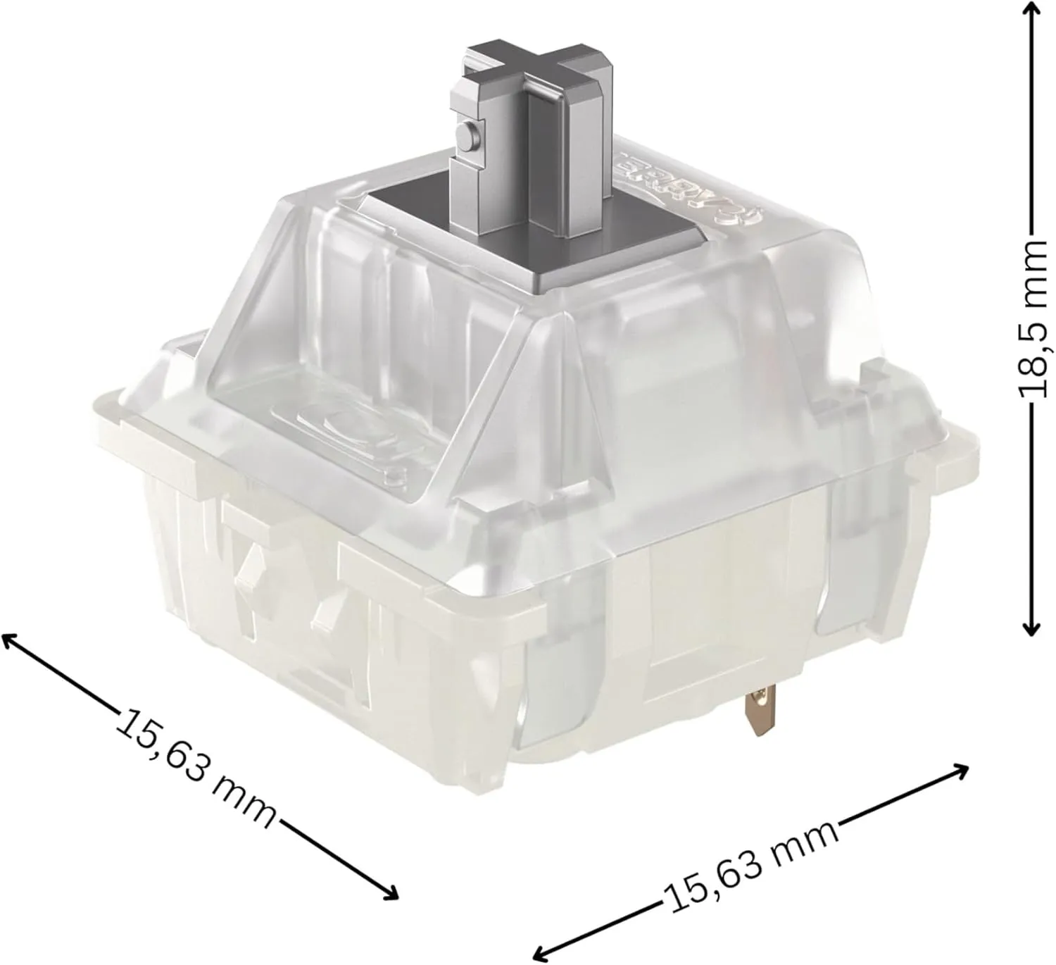 CHERRY MX RGB Speed Silver Switch Kit, 23 Mechanical Keyboard Switches, for DIY, Hot-Swap or Gaming Keyboards, Linear Switch Without Click, Fast & Direct