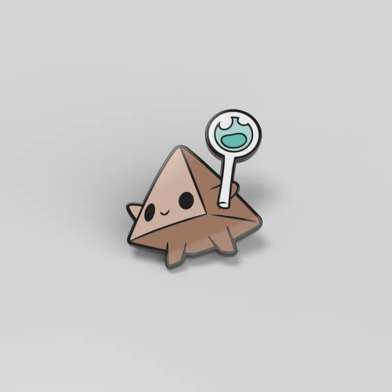 Clay Enamel Pin