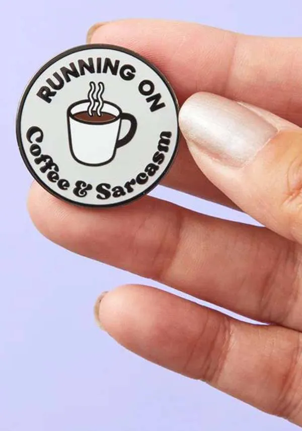 Coffee & Sarcasm | ENAMEL PIN