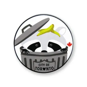 Crywolf Vinyl Sticker - Trash Panda Face