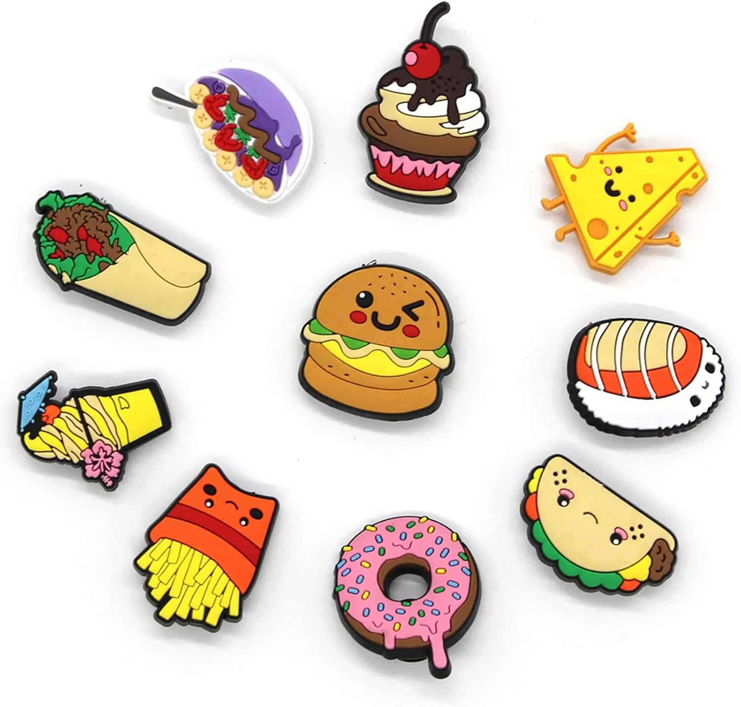 Cute Shoe Charms Accessories Fit For Clog Sandals Shoe Decoration For Kids Adult Girls Women Party Favors Birthday Gifts