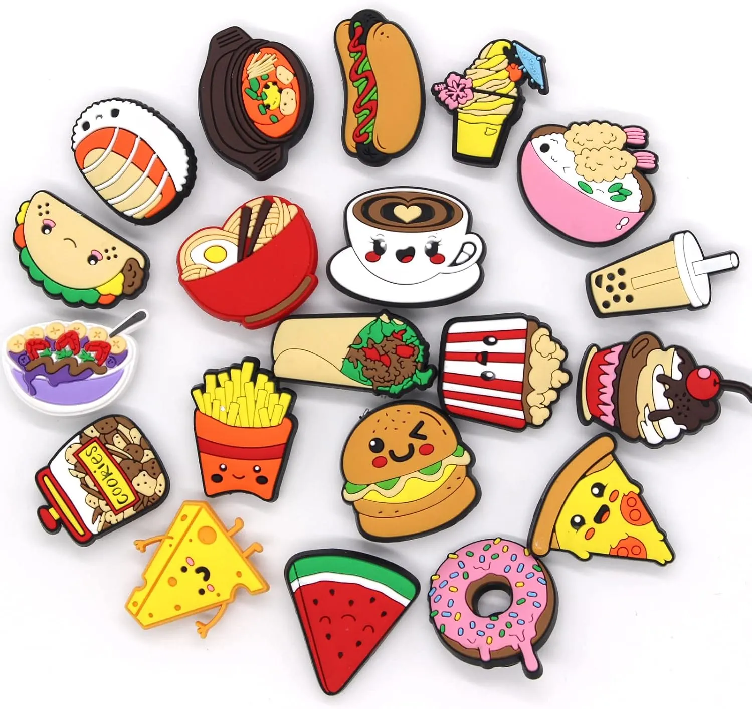 Cute Shoe Charms Accessories Fit For Clog Sandals Shoe Decoration For Kids Adult Girls Women Party Favors Birthday Gifts