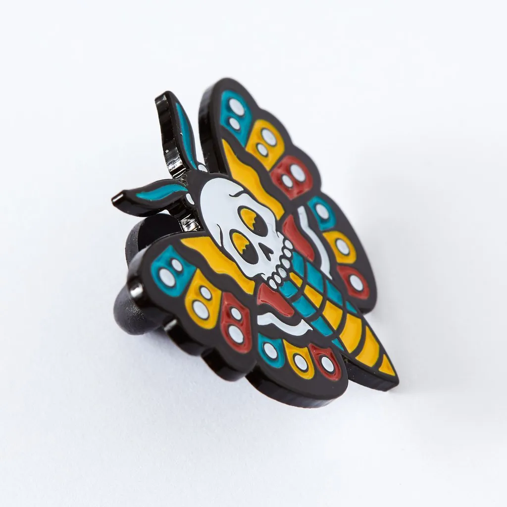 Death Head Moth Tattoo Inspired Pin