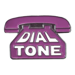 DIAL TONE WHEEL CO. OG LOGO ENAMEL PIN LAVENDER