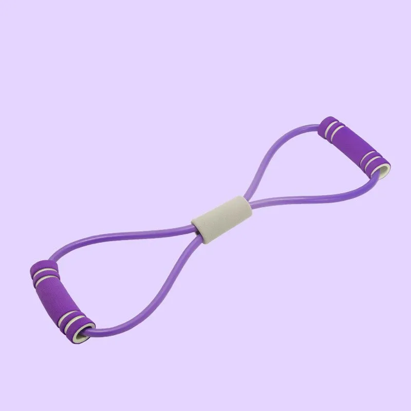 Elastic Band 8 Word Chest Expander Rope Fitness