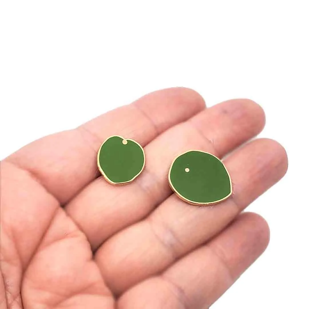 Enamel Pin - Pilea Peperomioides Friendship Plant (set of 2) by Hemleva