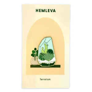 Enamel Pin - Terrarium by Hemleva