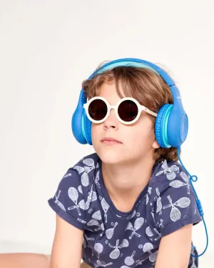 Euro Round Sweet Cream Sunglasses with Amber lens