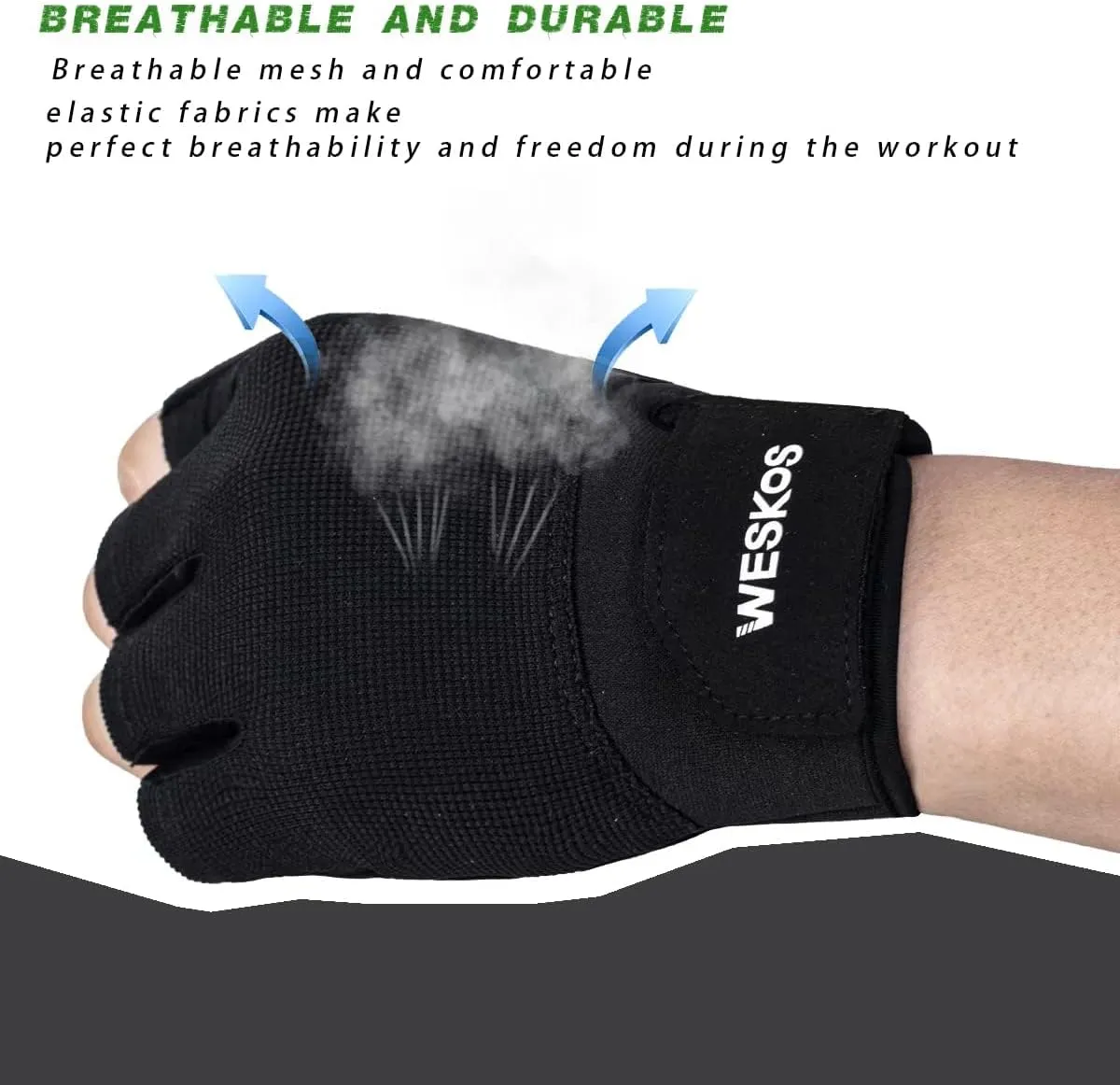 Gym Gloves for Weightlifting Women Men Anti-Slip Breathable Palm Protection for Cycling Fitness Powerlifting Bodybuilding Exercise Gloves