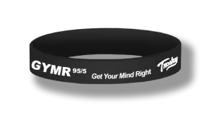 GYMR 95/5 - Get Your Mind Right - Wristband (set of 5)