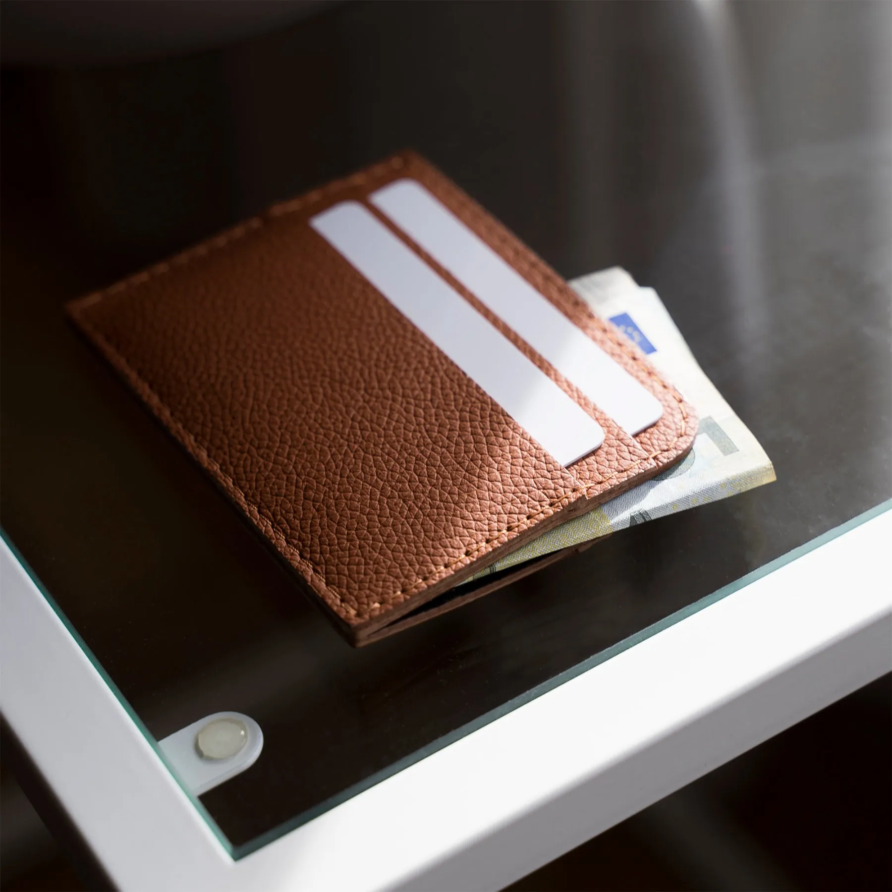 Horizontal Card Holder (Brown)