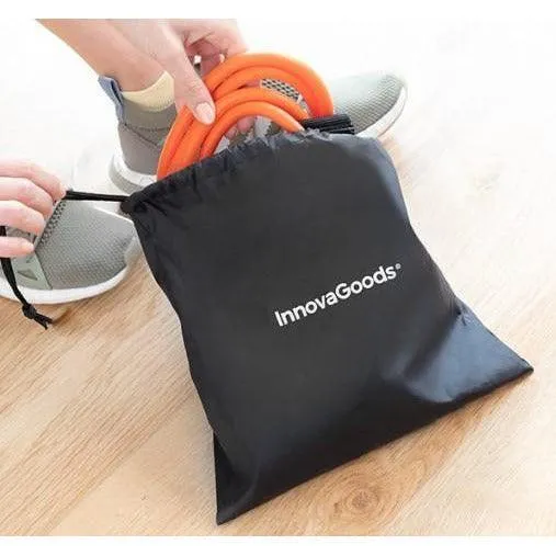 InnovaGoods Bootrainer Belt with Resistance Bands for Glutes and Exercise Guide - Black | 815648