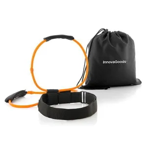InnovaGoods Bootrainer Belt with Resistance Bands for Glutes and Exercise Guide - Black | 815648