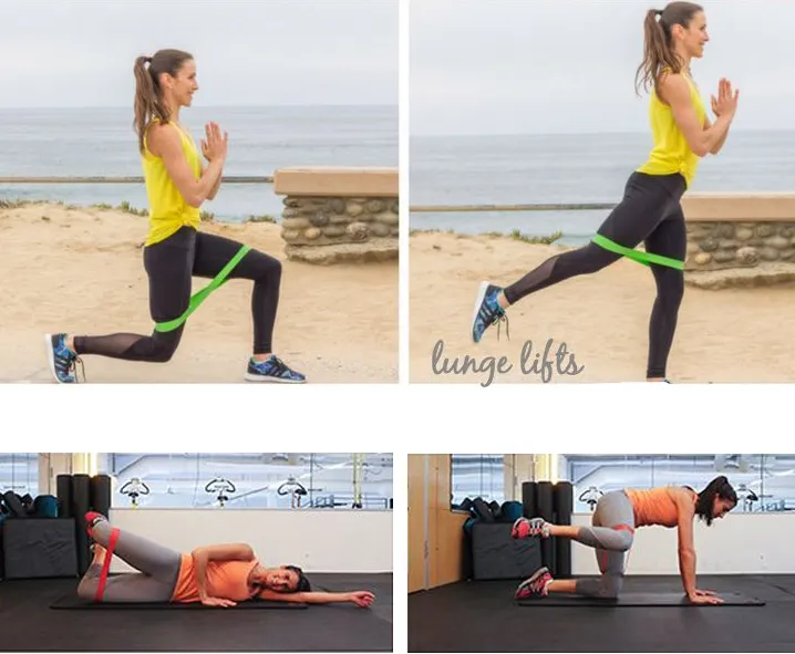 Joinfit hips elastic band fitness female squat resistance band strength training