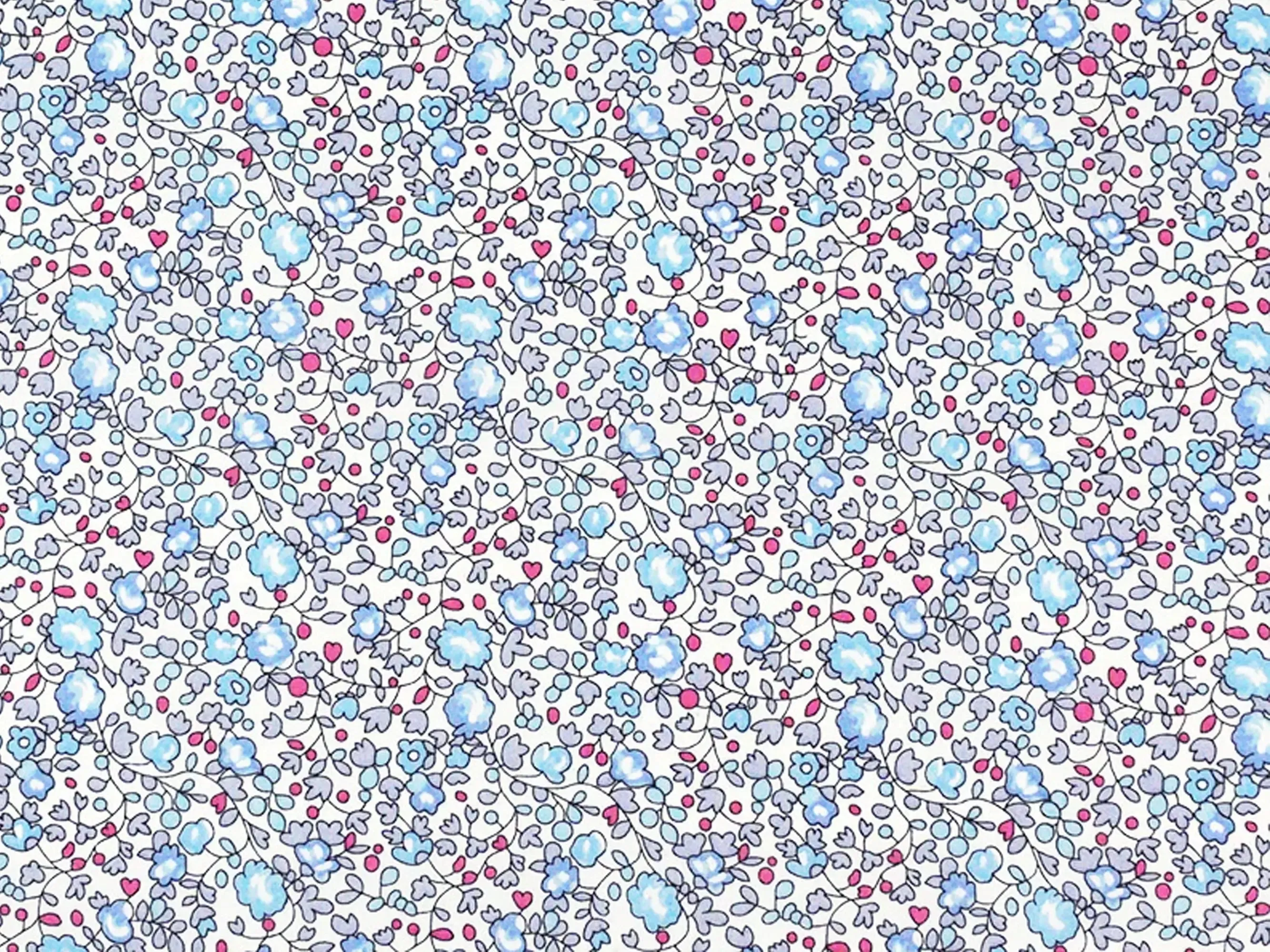 Liberty Eloise D Print Scrunchie