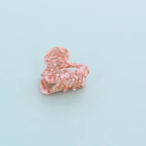 Marble Small Claw Clip -Blush