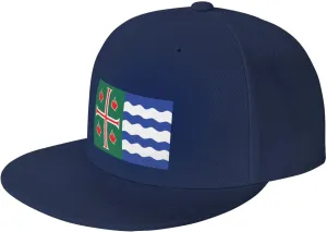 Mayaguez-Flag Trucker Hat for Men Snapback Hats Baseball Cap Flat Brim Hats
