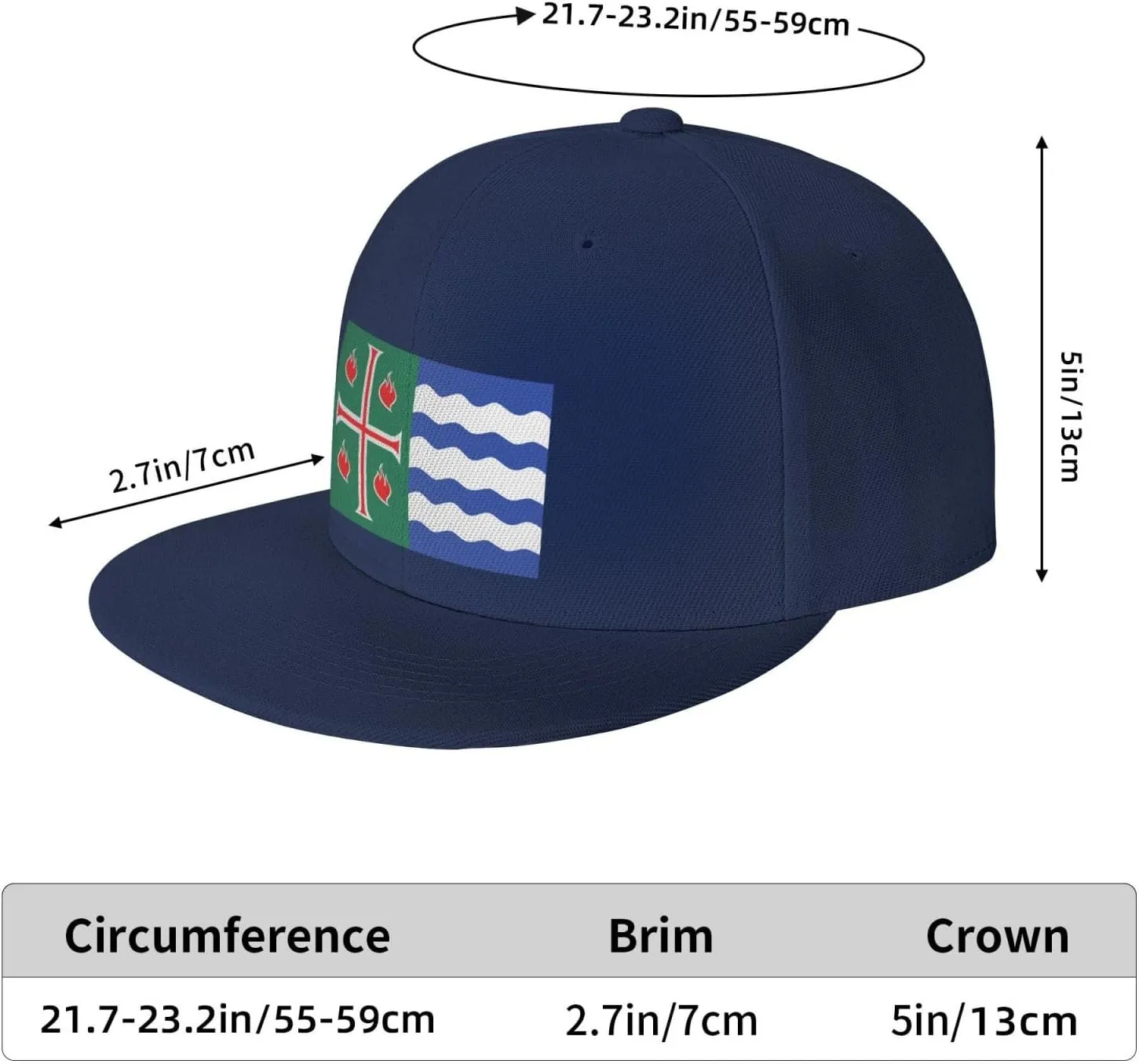 Mayaguez-Flag Trucker Hat for Men Snapback Hats Baseball Cap Flat Brim Hats
