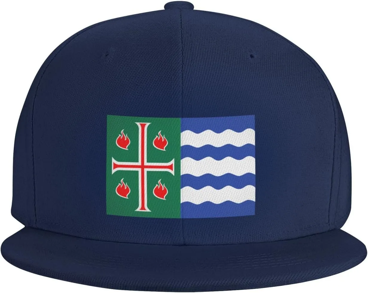 Mayaguez-Flag Trucker Hat for Men Snapback Hats Baseball Cap Flat Brim Hats