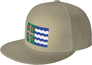 Mayaguez-Flag Trucker Hat for Men Snapback Hats Baseball Cap Flat Brim Hats