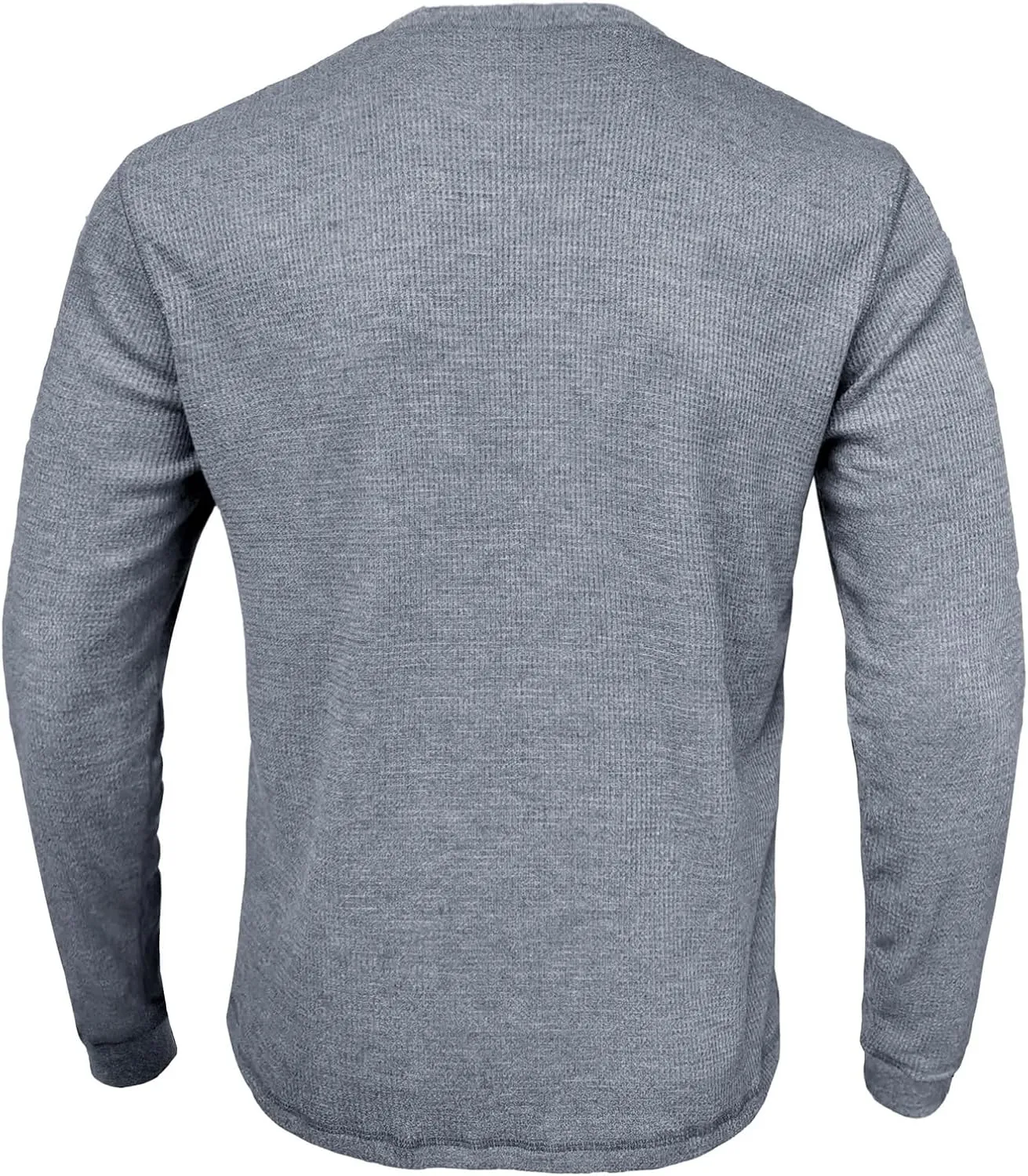 Men's Waffle Basic T-Shirt Long Sleeve Thermal Crew Neck Casual Top Underwear Lightweight Base Layer