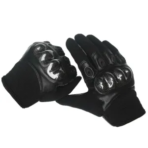 Men's Wear-Resistant Non-Slip Tactical Military Training Anti-Cut Full Finger Leather Gloves